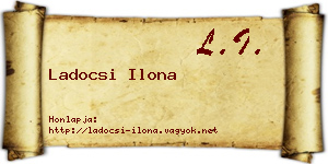 Ladocsi Ilona névjegykártya